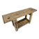 Établi en bois industriel vintage, meuble de métier
