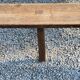 Farm table nineteenth century feet spindles 251cm and its 2 benches