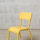 Chaise enfant jaune