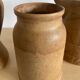 Trio of stoneware jug vases from the 70s