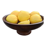 Vintage wooden standing fruit cup