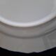 Old flat plate faience hb quimper hand-painted floral decoration