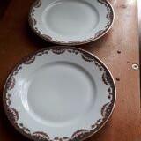 Pair of porcelain plates
