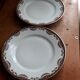 Pair of porcelain plates
