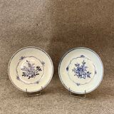 Deux assiettes chinoises, XIXe siècle