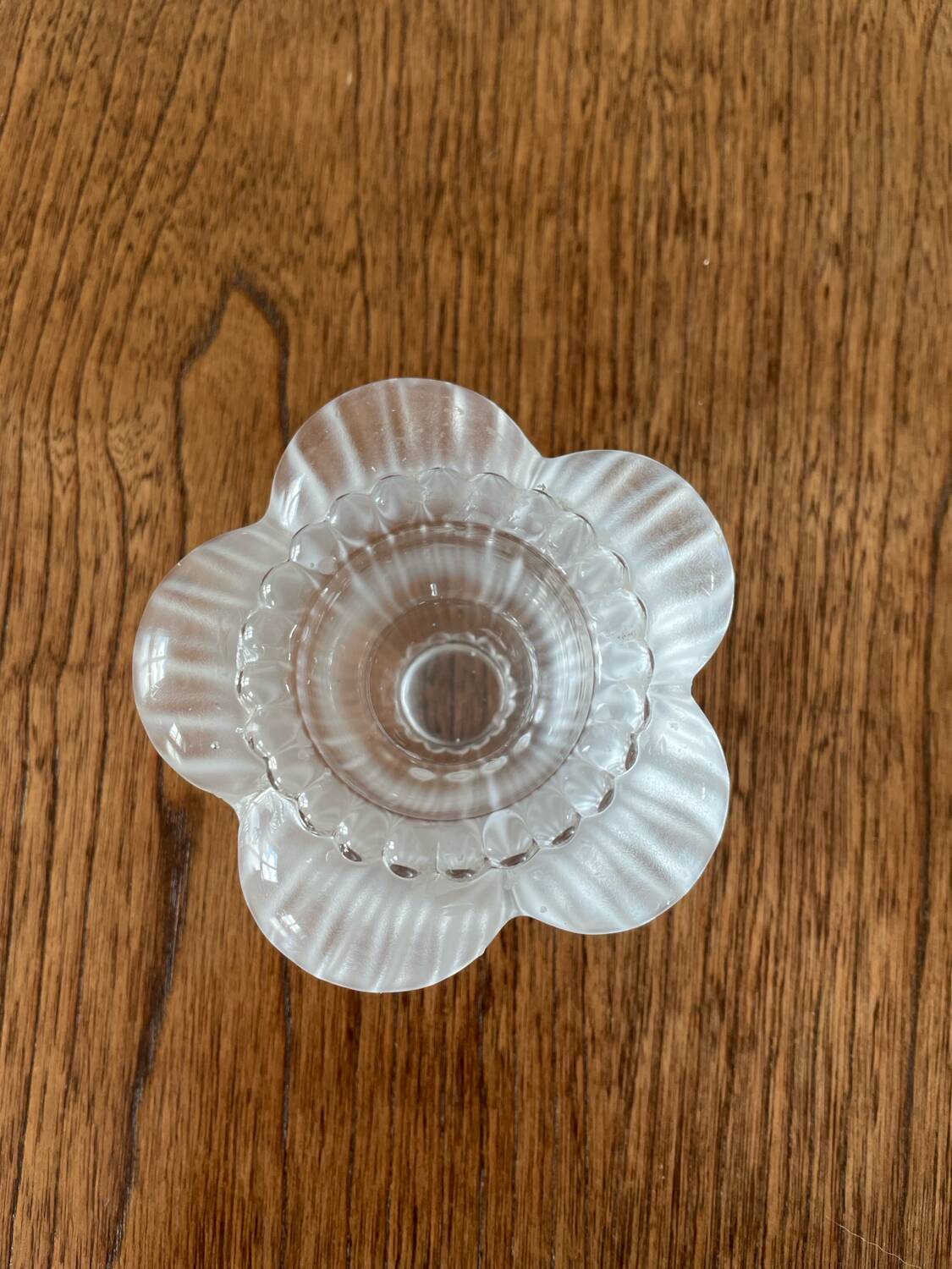 Crystal candle holder