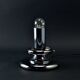 Mid-Century Chrome and Glass Mushroom Table Lamp by Baum Leuchten, 1970s