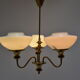 Mid-century chandelier, Czechoslovakia, 1970s