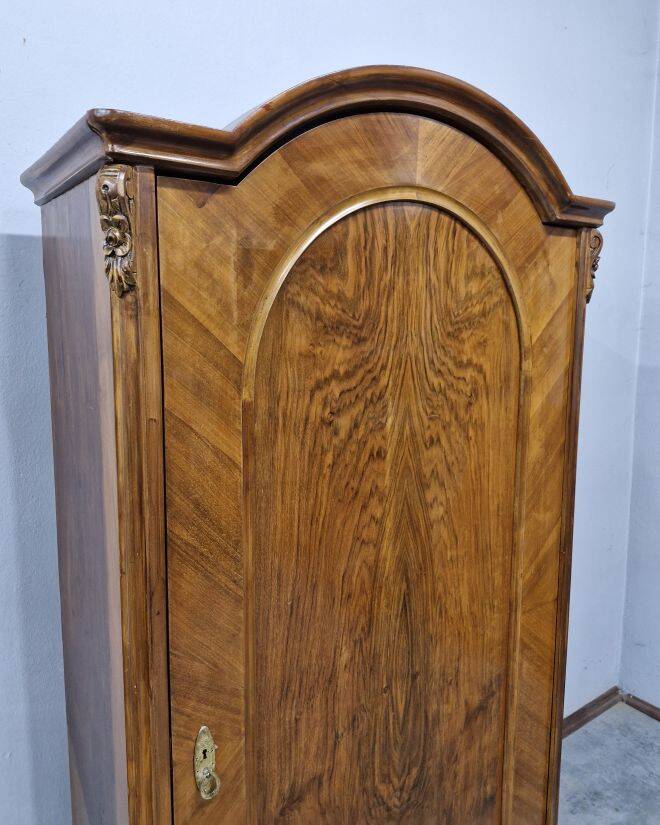 Unique walnut wardrobe by Ludwikowska