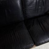 Senator Leather Sofa Set by Ole Wanscher for France & Søn, 1960s, Set of 3 (MK10221)