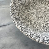 Italian speckled stoneware salad bowl