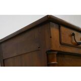 Empire walnut low sideboard