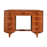 Midcentury 'Heal's' desk in stunning teak