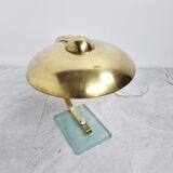 1930s art deco bauhaus brass desk lamp