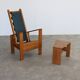 vintage armchair with side table | Wim Mulder | 1980s
