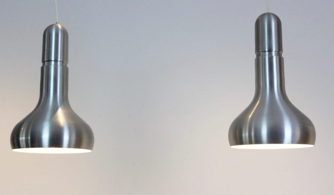 Set of Danish aluminum Lights