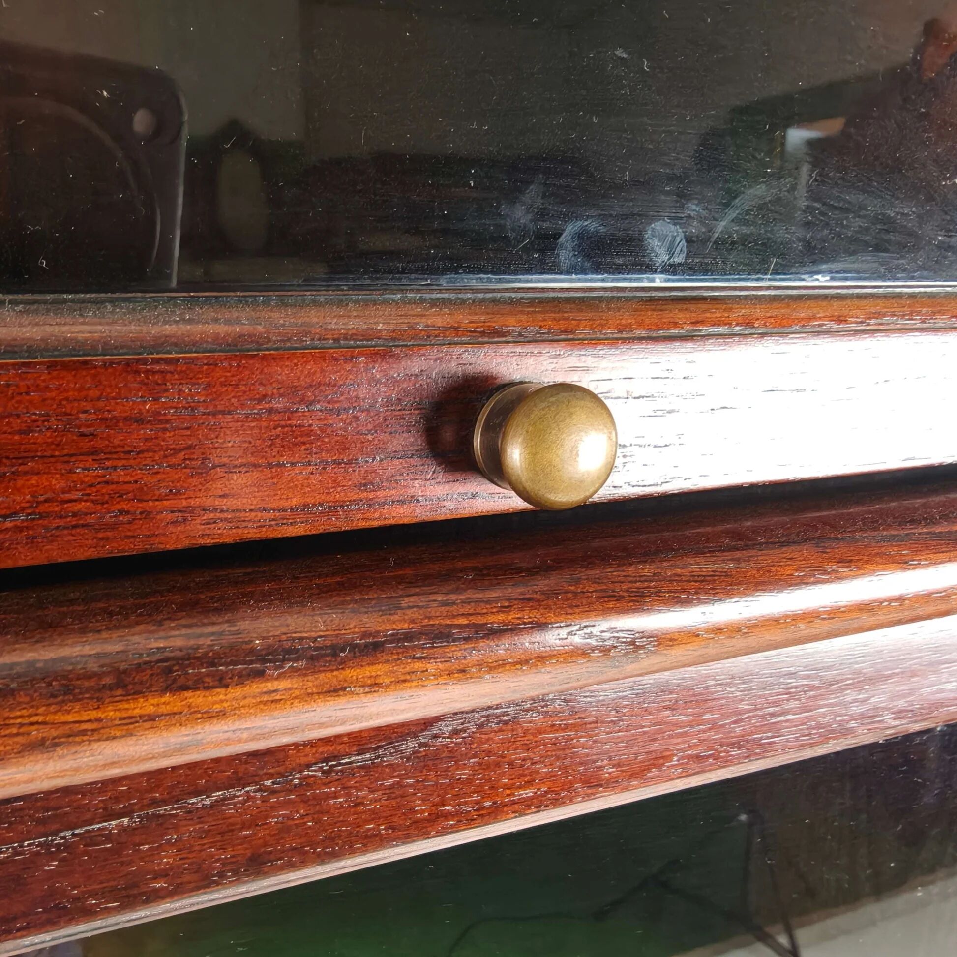Late 20th century hardwood barrister bookcase