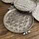 Set of pineapple coasters Silea silver-plated, 1970s