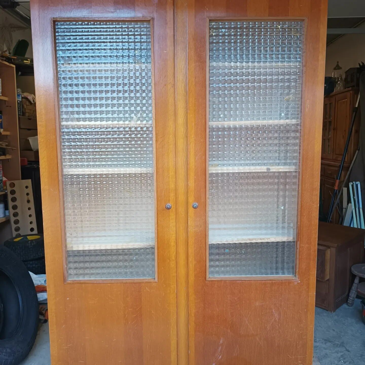 Vintage school cabinet