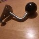 Vintage bakelite ball coat hook