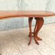 Brutalist table in solid oak