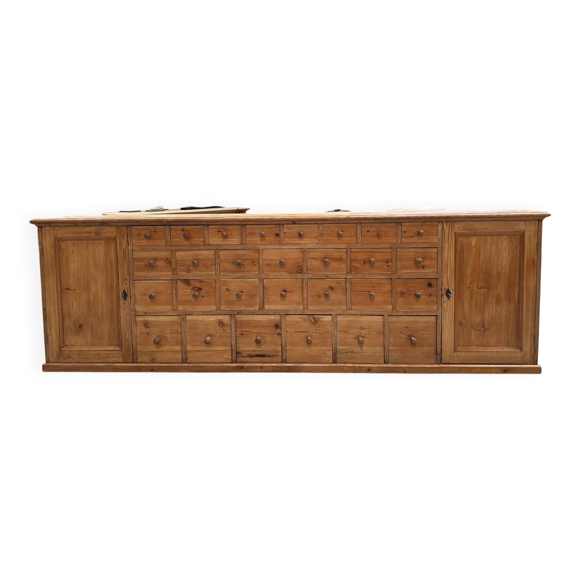 Large fir grocery cabinet