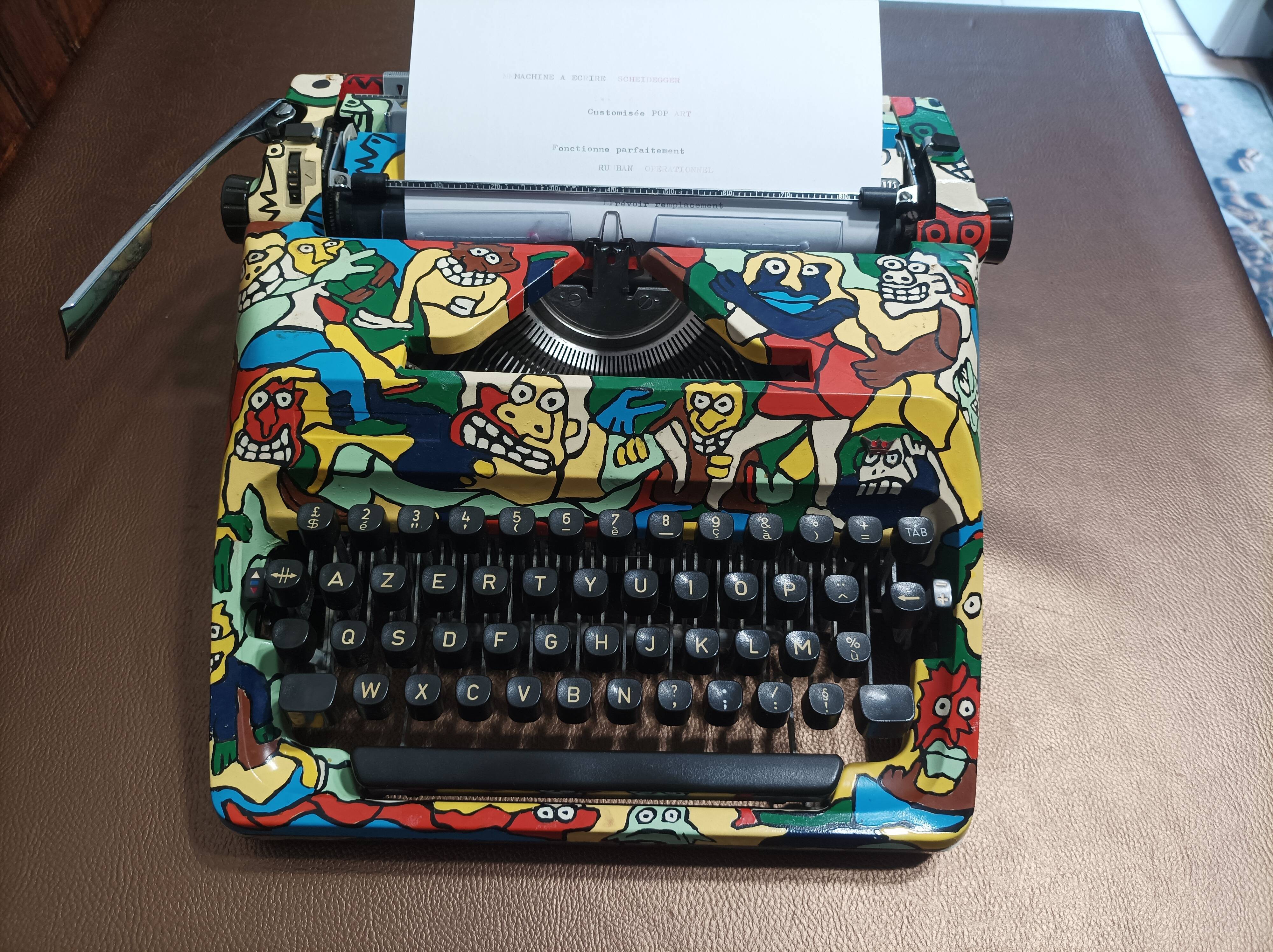 Custom Scheidegger International 2000 Typewriter