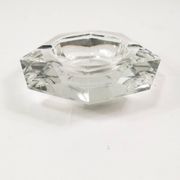 Large crystal ashtray, Belgium 1960s