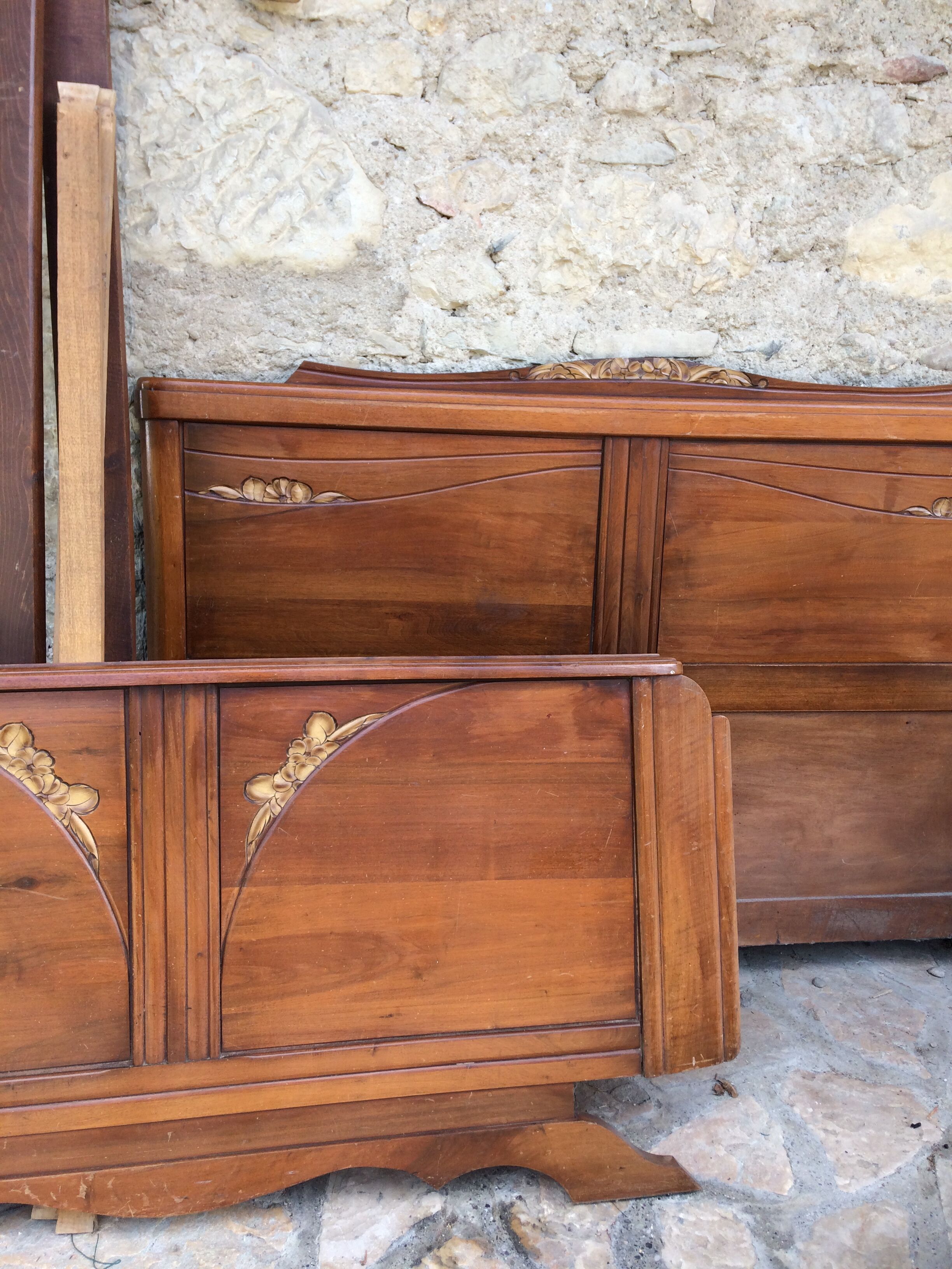 Headof and bedfoot art deco