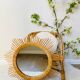 Rattan mirror