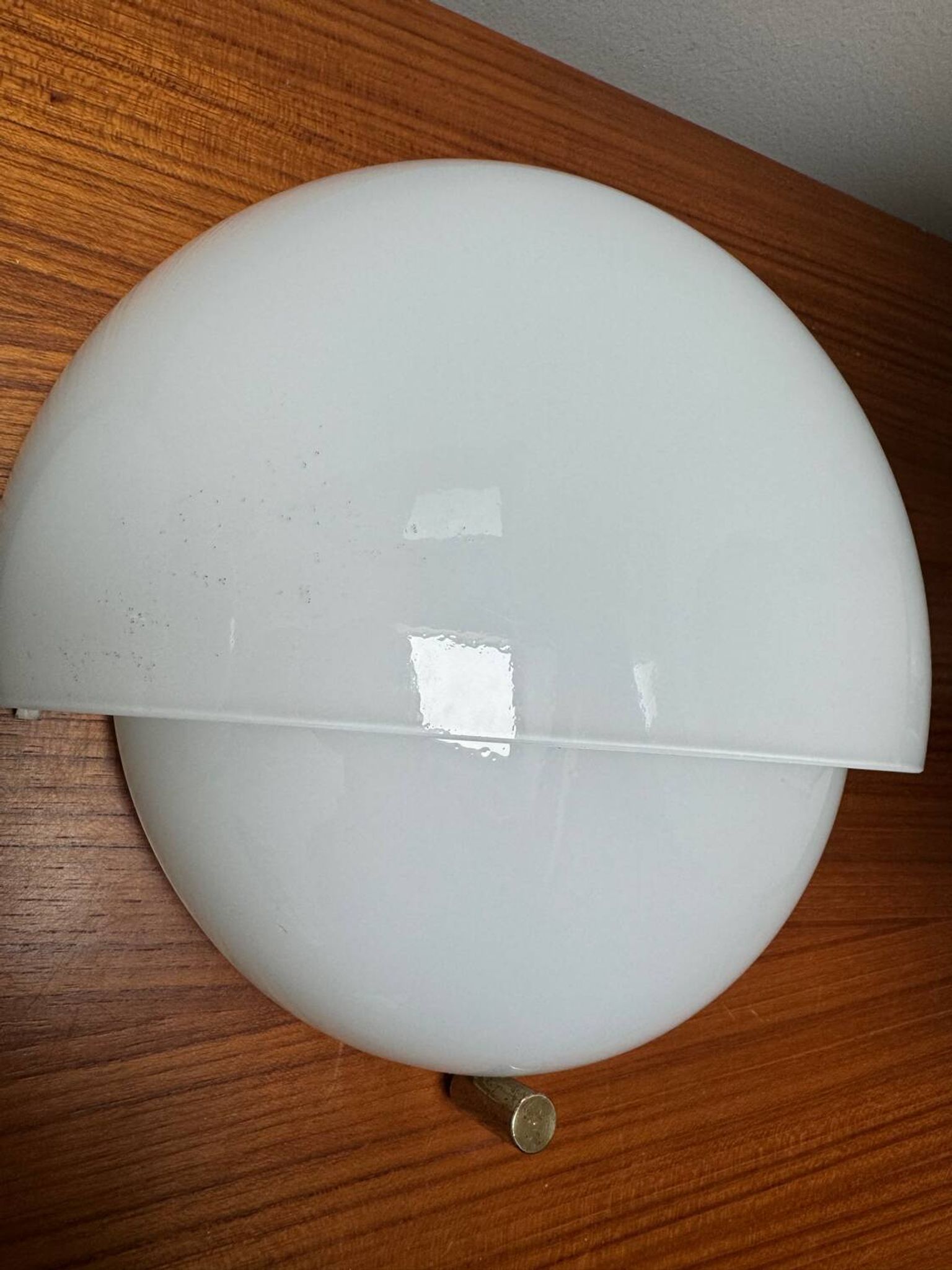 Vintage Murano glass wall lamp by Vico Magistretti for Artemide / Mania / Space Age