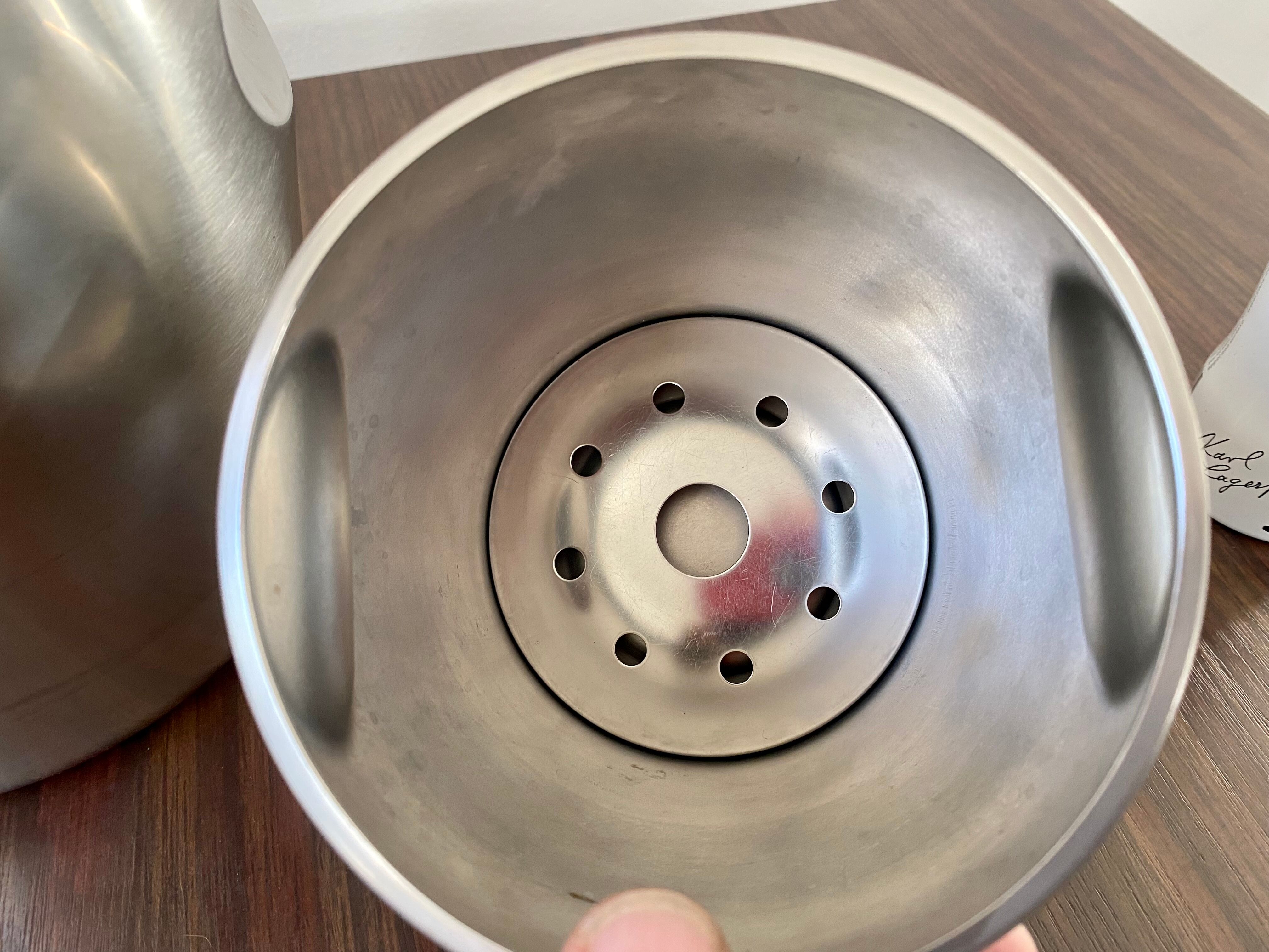 Champagne bucket 872 and ice bucket 871 edition alessi design luigi massoni & carlo mazzeri