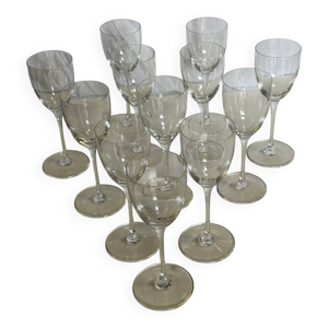 Verres à pieds en cristal - saint