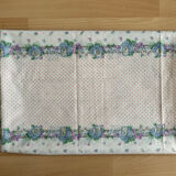 Nappe vintage fleurie rectangulaire