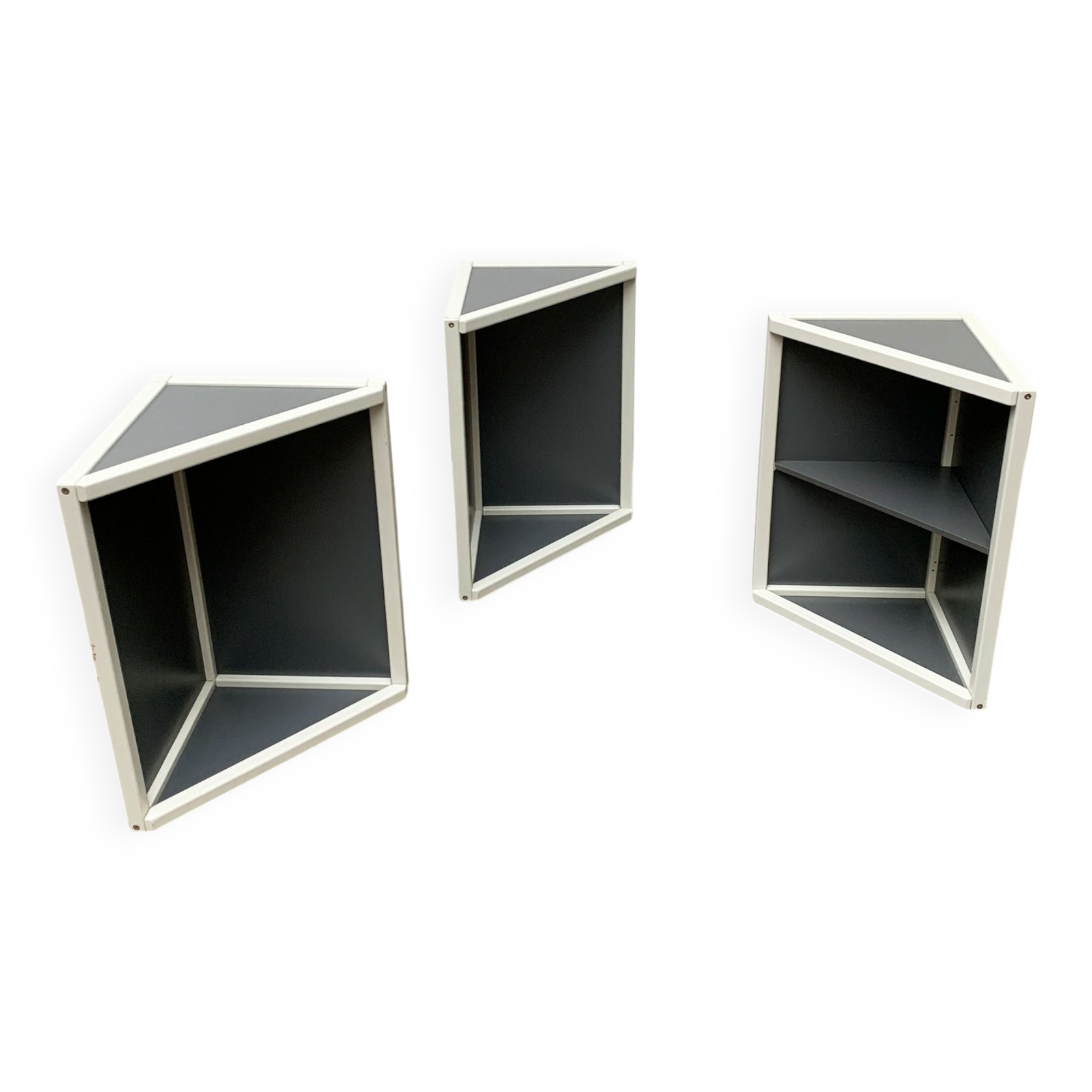 Postmodern angle systems by Elmar Flötotto for Flötotto, Germany, 1980s, set of 3.