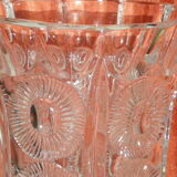 Vase en verre cristal taillé art deco