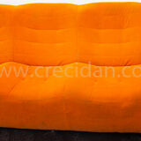 Orange sofa 70'
