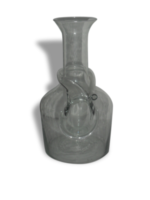 Insolite et unique vase en verre