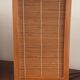 Lampe vintage en bois et osier