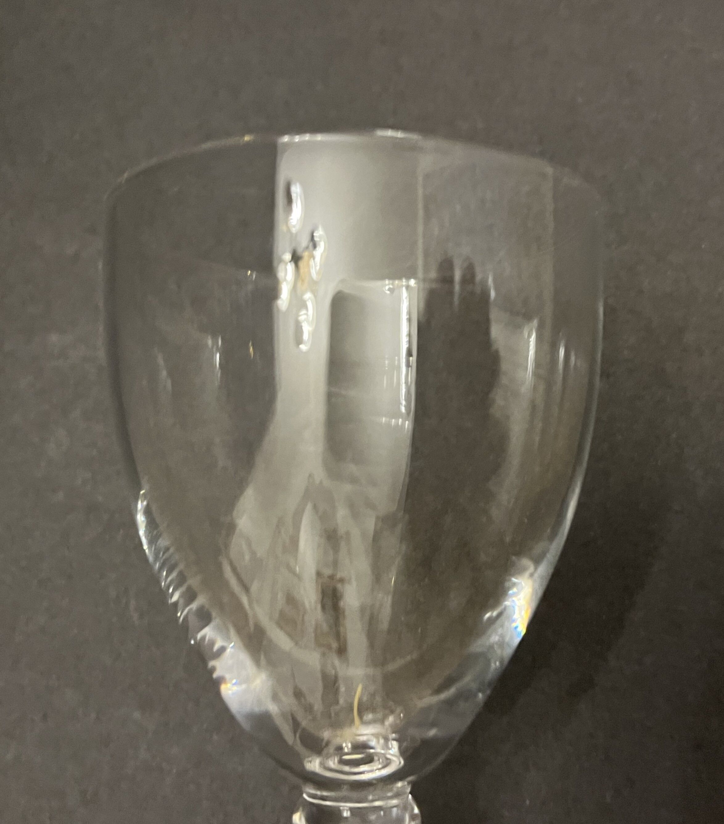 5 crystal port glasses