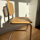 Paire de chaises cannées italiennes design Breuer