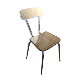 Brown formica chair