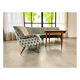 Vintage round corner bench / dining area / small dining room bench