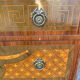 Louis XVI style commode in marquetry, 20th century – Marble top