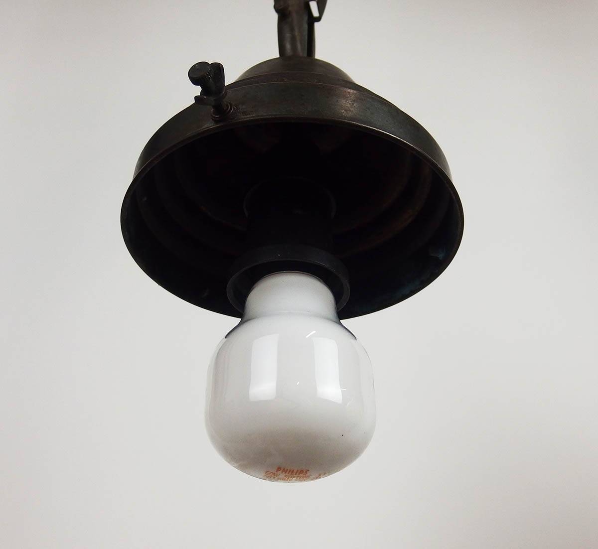 Pair of 1930s pendant lights