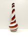 Large Red, Black and White Glass Vase attr. to Carlo Moretti