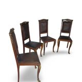 Italian art deco dining chairs 1920s