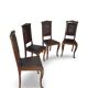 Italian art deco dining chairs 1920s