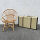 Fauteuil corbeille rotin