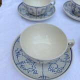 Set of 6 Copenhagen coffee cups Boch Frères